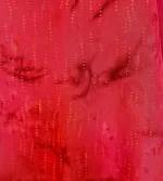Batikbluse Buna med V-hals - Pink, rosa, lyserød, fuchsia, orchid, tunika, rundet, mellemlang, halvlange ærmer, v-hals, v-udskæring, klædelig, slankende, model, snit, batiktryk, batikfarvet, åndbar, ren, naturmateriale, naturfibre, bæredygtig, miljørigtig, holdbar, diva, speciel, særlig, flot, lækker, biti, ribe
