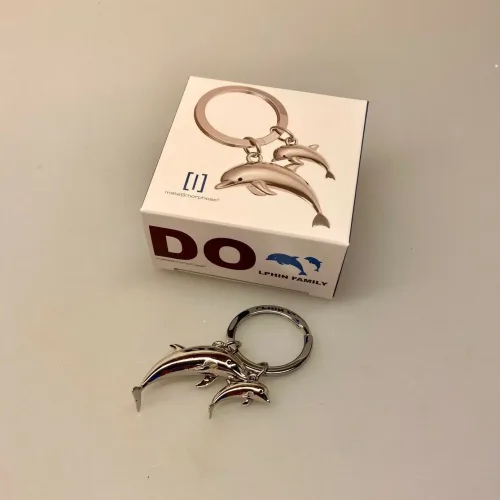 Nøglering Delfiner Blank Sølv, delfin, mor, barn, unge, svømme, med, delfiner, rejse, jordomrejse, symbolsk, gave, amulet, gaveide, lykke, dyr, havet, marine, biolog, færdig, uddannelse, flot, lækker, nøglering, gadgets, sølv, gedigen, lækker, kvalitet, design, biti, ribe,