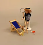Miniature Liggestol Lille Blå - Billede 4