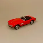 Modelbil BMW 507 SL - Rød, cabriolet, bimmer, racer, sportsvogn, racerbil, klassisk, classic, cars, modelbil, tysk, bil, mini, model, samler, legetøj, seje, biler, udstilling, benzin, de uheldige helte, james bond, gentleman, luksus, ikonisk, særlig, lækker, flot, biti, ribe, licens, original