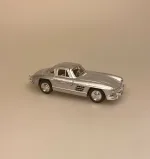 Modelbil Mercedes Benz 300 SL Coupe - Sølv - Billede 2