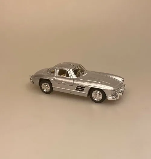 Modelbil Mercedes Benz 300 SL Coupe - Sølv - Billede 2