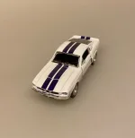 Modelbil Shelby GT 500 - Hvid, 60 seconds gone, eleanor, nicolas cage, 1967, oldsmobile, old school, modelbiler, lille, ægte, racer, racerbil, strretracer, samler, kørekort, ny bil, gamle, biler, biti, ribe