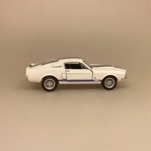 Modelbil Shelby GT 500 - Hvid, 60 seconds gone, eleanor, nicolas cage, 1967, oldsmobile, old school, modelbiler, lille, ægte, racer, racerbil, strretracer, samler, kørekort, ny bil, gamle, biler, biti, ribe