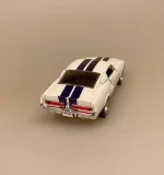 Modelbil Shelby GT 500 - Hvid, 60 seconds gone, eleanor, nicolas cage, 1967, oldsmobile, old school, modelbiler, lille, ægte, racer, racerbil, strretracer, samler, kørekort, ny bil, gamle, biler, biti, ribe
