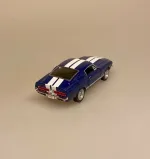 Modelbil Shelby GT 500 - Mørkeblå, 60 seconds gone, eleanor, nicolas cage, 1967, oldsmobile, old school, modelbiler, lille, ægte, racer, racerbil, strretracer, samler, kørekort, ny bil, gamle, biler, biti, ribe