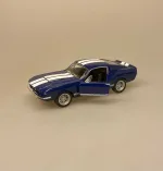 Modelbil Shelby GT 500 - Mørkeblå, 60 seconds gone, eleanor, nicolas cage, 1967, oldsmobile, old school, modelbiler, lille, ægte, racer, racerbil, strretracer, samler, kørekort, ny bil, gamle, biler, biti, ribe