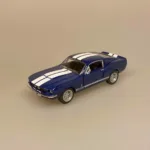 Modelbil Shelby GT 500 - Mørkeblå, 60 seconds gone, eleanor, nicolas cage, 1967, oldsmobile, old school, modelbiler, lille, ægte, racer, racerbil, strretracer, samler, kørekort, ny bil, gamle, biler, biti, ribe