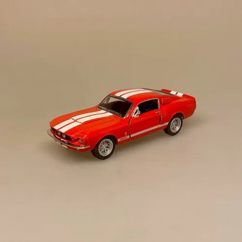 Modelbil Shelby GT 500 - Rød, racerrød,60 seconds gone, eleanor, nicolas cage, 1967, oldsmobile, old school, modelbiler, lille, ægte, racer, racerbil, strretracer, samler, kørekort, ny bil, gamle, biler, biti, ribe