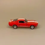 Modelbil Shelby GT 500 - Rød, racerrød,60 seconds gone, eleanor, nicolas cage, 1967, oldsmobile, old school, modelbiler, lille, ægte, racer, racerbil, strretracer, samler, kørekort, ny bil, gamle, biler, biti, ribe