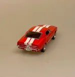 Modelbil Shelby GT 500 - Rød, racerrød,60 seconds gone, eleanor, nicolas cage, 1967, oldsmobile, old school, modelbiler, lille, ægte, racer, racerbil, strretracer, samler, kørekort, ny bil, gamle, biler, biti, ribe