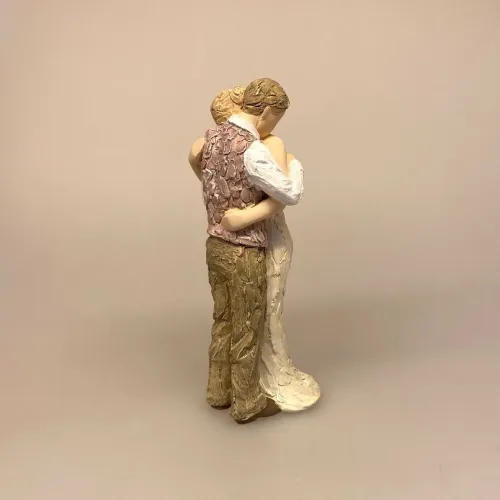 More Than Words - Endless Love - Lille Brudepar, bryllupskage - kagefigur - brudepar - bryllupskage - kransekagefigur - kærlighed, brudepar, gave, gaveide, figur, bryllupsfigur, sangskjuler, symbolsk, let, fin, poetisk, flot, speciel, biti, ribe, engelsk, arora