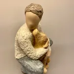 More Than Words - Mand med Hund - Mans Best Friend, menneskets bedste ven, figur, hund, hundeejer, elsker, holder af, trofast, hundefigur, ting med, symbolsk, gave, gaveide, dog lover, hundeting, hundefigur, keramik, særlig, flot, smuk, fin, personlig, biti, arora, elngelsk, willow, three