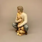 More Than Words - Mand med Hund - Mans Best Friend, menneskets bedste ven, figur, hund, hundeejer, elsker, holder af, trofast, hundefigur, ting med, symbolsk, gave, gaveide, dog lover, hundeting, hundefigur, keramik, særlig, flot, smuk, fin, personlig, biti, arora, elngelsk, willow, three