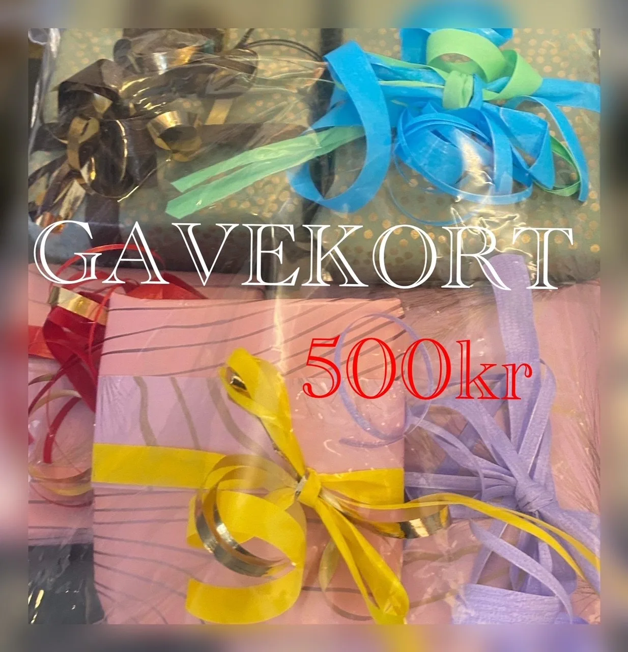GAVEKORT - 500 Kr. GAVEKORT - 500 Kr.