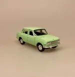 Modelbil Wartburg 353 - Lysegrøn, pastelgrøn, grøn, Knight, østeuropa, østtyskland, berlin, muren, retro, historisk, kolde krig, DDR, modelbil, legetøjsbil, lille, bil, metalbil, kopi, original, ægte, sjov, symbolsk, kørekort, 18 år, ny bil, bilforhandler, biti