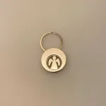 Nøglering - Engel til Indkøbsvogn, engleting, skytsengel, amulet, lykke, på rejsen, engle, engelnøglering, praktisk, indkøbsvogn, mønt, brik, vognbrik, gave, gaveide, smart, sød, billig, tilbud, elegant, design, dansk, anvendelig, biti, ribe