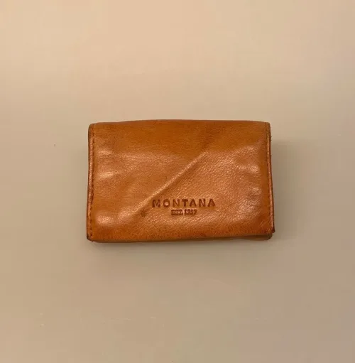 Pung i Bøffellæder - Cognac Brun - Billede 7