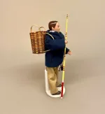 Kun En af hver - Miniature Kurv med Bærestropper, rygsæk, miniature, miniaturer, one of a kind, nisser, ting til, dukkehus, dukkehusting, dukkehustilbehør, nissedør, nissetilbehør, 1:12, småt, små, ting,