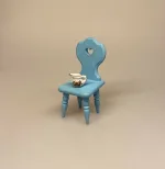 Kun en af hver - Miniature Porcelænskande Lille med Blomst, Miniature Porcelænskande Lille med Blomst, flødekande, lille, bitte, porcelæn, miniaturer, dukkehus, ting til, dukkehuset, nisser, nisserne, nissedør, nissebo, nissehus, tilbehør, sætterkasse, sættekasse, biti, ribe, kaffe, service, kaffebord,