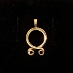 Vikingevedhæng Bronze - Troldekors, heksetegn, kobber, guld, bronzevedhæng, vikingesmykker, vikinger, gamle, nordiske, guder, aser, runetegn, rune, odal, amulet, beskyttelse, magisk, flot, fin, biti, ribe, museumssmykker, fund, kopi,