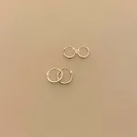 Creoler i Sølv Ø 08 mm Glatte Hoops 1,5 mm, SØ 1508, tynde Creoler sølv - glatte hoop, runde, øreringe, ørenringe, hoops, runde ringe, glatte, ægte sølv, sterling sølv, billige, god kvalitet, flotte, stilige, stilrene, biti, ribe