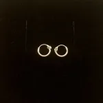 Creoler i Sølv Ø 08 mm Glatte Hoops 1,5 mm, SØ 1508, tynde Creoler sølv - glatte hoop, runde, øreringe, ørenringe, hoops, runde ringe, glatte, ægte sølv, sterling sølv, billige, god kvalitet, flotte, stilige, stilrene, biti, ribe