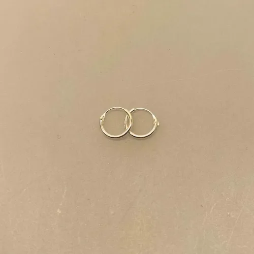 Creoler i Sølv Ø 10 mm Glatte Hoops 1,2 mm, SØ 1210, tynde Creoler sølv - glatte hoop, runde, øreringe, ørenringe, hoops, runde ringe, glatte, ægte sølv, sterling sølv, billige, god kvalitet, flotte, stilige, stilrene, biti, ribe