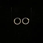 Creoler i Sølv Ø 10 mm Glatte Hoops 1,2 mm, SØ 1210, tynde Creoler sølv - glatte hoop, runde, øreringe, ørenringe, hoops, runde ringe, glatte, ægte sølv, sterling sølv, billige, god kvalitet, flotte, stilige, stilrene, biti, ribe