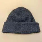 Possum Hue Dobbelt med Opslag - Blå, neptune, denimblå, gråblå, jeansblå, støvet, mørkeblå, neutral, klassisk, damehue, hat, strikhue, strikhat, strikket, let, lun, varm, blød, elegant, luksus, flot, klassisk, dobbeltstrikket, smart, luksus, kvalitet, cashmere, cashmir, biti, ribe, sort sol, vadehavet, out door, accessoires, tilbehør, vinter, efterår, new zealand