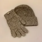 Possum Hue Dobbelt med Opslag - Sand Grå, pumice, sandy, beige, grå, meleret, fluffy, blød, ekstrasoft, lysegrå, mellemgrå, damehue, hat, strikhue, strikhat, strikket, let, lun, varm, blød, elegant, luksus, flot, klassisk, dobbeltstrikket, smart, luksus, kvalitet, cashmere, cashmir, biti, ribe, sort sol, vadehavet, out door, accessoires, tilbehør, vinter, efterår, new zealand