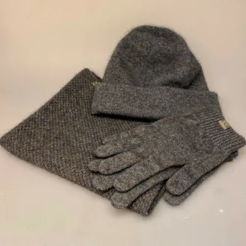 Strikkede Fingervanter Possum Brun Blå, Possum Strikket Tube Tørklæde - Halsedisse Brun Blå, halsdisse, mock neck, halsrør, strik, halstørklæde, strikket rør, uld, possum, slke, merino, kvalitet, luksus, tyndt, vamrt, smart, accessoires, tilbehør, fintstrikket, strikket, halsvarmer, new zealand, gave, gaveide, luksus, skiferie, vinter, kradser ikke, super, soft, biti, ribe, sort sol, vadehavet,