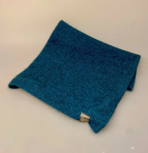 Possum Strikket Tube Tørklæde - Halsedisse Petrol - Billede 7