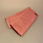 Pulsvarmere i Uld Vendbare - Rosa Vinrød, fv. 2, lyserød, bordeaux, kalika, dobbelte, tynde, varme, lune, ensfarvede, enkle, indendørs, udendøs, vanter, uden fingre, fingerløse, glatstrikkede, lysegrå, beige, sandfarvede, muffedisser, håndledsvarmere, pulsvarmere, biti, ren, uld, håndstrikkede, gave, gaveide, fryser, holde varmen, smarte,