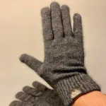 Strikkede Fingervanter Possum Brun Blå, mix, meleret, fingerhandsker, strikhandsker, strikvanter, uldvanter, uldhandsker, luksus, cashmere, cashmir, angora, ekstra, bløde, lune, lækre, varme, damer, piger, flotte, luksus, kvalitet, new zealand, biti, ribe, vinter, tilbhør, out door, vadehavet, nationalpark, sort sol