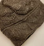 Hue i Uld med Foer - Kakao, yuvani, 7157, brun, mud, lerbrun, kvaster, herrehue, til, mænd, herrer, stor, stort hoved, xl, herrehue, mandehue, drengehue, beanie, ensfarvet, brun, nougat, meleret, håndstrikket, uld, ren, ulden, uldhue, helforet, fleece, vindtæt, windstopper, varm, enkel, klassisk, smart, hipster, hat, uldhat, strikhue, biti, ribe, mønsterstrik