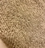 Hue i Uld med Foer - Lysebrun, grå, nangpai, 7804, herrehue, til, mænd, herrer, stor, stort hoved, xl, herrehue, mandehue, drengehue, beanie, ensfarvet, brun, nougat, meleret, håndstrikket, uld, ren, ulden, uldhue, helforet, fleece, vindtæt, windstopper, varm, enkel, klassisk, smart, hipster, hat, uldhat, strikhue, biti, ribe, mønsterstrik