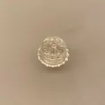 Miniature Glas Kageopsats med Låg, klasklokke, opsats, glasopsats, fad på fod, osteklokke, kagefad, lågklokke, miniature, cafe, konditori, kager, kageopsats, lågfad, glasklokke, kagefad, miniaturer, den store bagedyst, bager, bageri, bagning, miniaturer, sangskjuler, tale, elsker at bage, gavekort, bageudstyr, 1:12