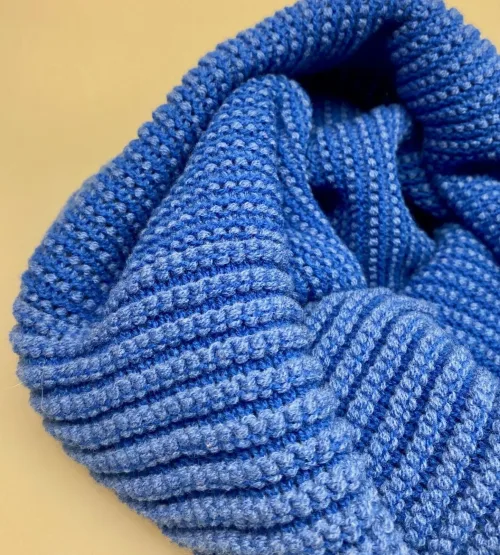 Eribe Strikket Tube Tørklæde Uld - Blues, coboltblå, kongeblå, himmelblå, blå, klar, ren, sporty, smart, royal blue, , merinould, , natur, neutral, anvendelig, smart, chunky, fyldigt, sporty, lækkert, smart, gave, gaveide, tilbehør, vinter, hætte, cape, stola, sjælevarmer, biti, skotsk, skotland, strik, skotsk, tørklæde, loop, uld, blød, kradser ikke, lunt, halsedisse