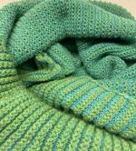 Eribe Strikket Tube Tørklæde Uld - Paradise, grøn, klar, frisk, knaldgrøn, lækker, sporty , merinould, , natur, neutral, anvendelig, smart, chunky, fyldigt, sporty, lækkert, smart, gave, gaveide, tilbehør, vinter, hætte, cape, stola, sjælevarmer, biti, skotsk, skotland, strik, skotsk, tørklæde, loop, uld, blød, kradser ikke, lunt, halsedisse