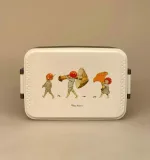 Madkasse - Dobbelt med Klemmer Tomtebo, elsa bes´kow, de små skovnisser, drenge piger, voksne, drengemadkasse, pigemadkasse, mumitroldene, mumimor, mumifar, mumihuset, mumidalen, tove jansson, skole, børnehave, job, arbejde, frikost, madkasse, rummelig, miljørigtig, madpakke, medbragt, middagspausen, biti, ribe