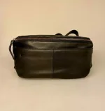 Bumbag i Skind - Agnes Sort, cross-body, crossbag, bæltetaske, slindtaske, skind, læder, kalveskind, skrå, treats, dansk, design, kvalitet, smart, mellemstor, biti, ribe, enkel, klassisk, sporty, cool, moderne, tilbud, vadehavet, nationalpark