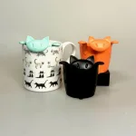 Tesi - Te si til krus - Kat Orange Rød, Tesi - Te si til krus - Kat Orange Rød, Tesi - Te si til Krus - Kat Sort, Tesi - Te si til Krus - Kat Grøn, sweet, green, mint, turkis, lysegrøn, katteting, kattetesi, koziol, miaou, tee, sieb, tedrikker, morgente, løs te, urtete, grøn te, sød, sjov, gaveide, smart, biti, ribe, aften te, afteroon, tea, eftermiddags, tea, lover, personlig, krus, kop,