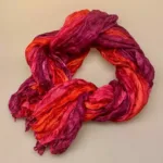 Twistet Silketørklæde 90112 Rød Pink Fuchsia, shanghai, pink, røde, fuchsia, hot, lilla, salto, pink, fuchsia, lyngfarvet, lilla, farvet, klare, farver, kulørt, glade, twistet, crash, snoet, plisseret, krøllet, crash, silke, ren, silketørklæde, sporty, elegant, lækkert, vasket, blødt, , nordisk, design, dansk, stiligt, lækkert, kvalitet, gave, gaveide, særlig, flot, smart, biti, ribe