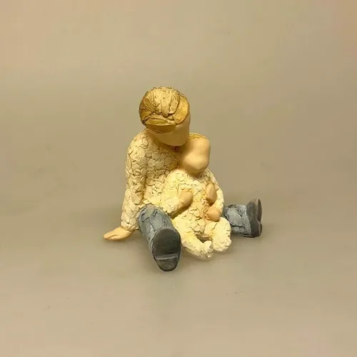 More Than Words - Brother of Mine, bror, broder, 9618, more than words, willowthree, figur, figurine, symboslk, lillebror, lillesøster, baby, todler, lille, søskende, børn, unger, gave, konfirmation, fødselsdag, tillykke, mor, mormor, bedste, farmor, børn, gaveide, biti, ribe, engelsk, modeleret, keramik, buste,