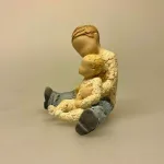 More Than Words - Brother of Mine, bror, broder, 9618, more than words, willowthree, figur, figurine, symboslk, lillebror, lillesøster, baby, todler, lille, søskende, børn, unger, gave, konfirmation, fødselsdag, tillykke, mor, mormor, bedste, farmor, børn, gaveide, biti, ribe, engelsk, modeleret, keramik, buste,