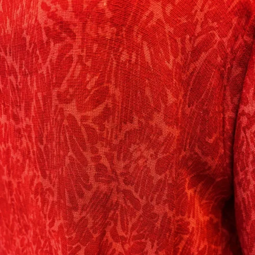 Tunika Bluse Ulin A-facon - Rød, 391, hindbærrød, ribs, rød, klar, ensfarvet, frisk, lang, vidde, løs, store, størrelser, tunika, t-shirt, vævet, hørbluse, hørtunika, kortærmet, røde, bærfarver, åndbar, behagelig, natur, fibre, materiale, håndtrykt, batiktryk, holdbar, tidsløs, bæredygtig, design, fest, hverdag, smart, klædelig, dansk, design, biti, ribe