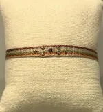 Vævet Armbånd 8 mm med Kugler og Agat - Grøn Rosaguld, Vævet Armbånd Bredt med Kugler og Agat - Grøn Rosaguld, unika, særlig, ædelsten, ægte, sten, turkis, calzedon, rosakvarts, agat, carneol, kærlighed, brud, morgengave, bryllup, gave, valentines, kæreste, forlovelse, feminint, sui ava, enamel, leju, vævet, håndvævet, fransk, holland, moderne, kunst, kunsthåndværk, one of a kind, kvalitet, holdbart, venskab, amulet, lykkebringende, smykke, flot, cool, lækkert, agater, anni lu, biti, ribe