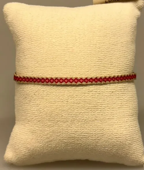 Vævet Armbånd Smalt - Blush, MT40, pack2, rød, rosa, bordeaux, fransk, leju, hollandsk, håndvævet, venskabsarmbånd, veninde, ven, holdbare, sporty, smukke, vævede, armbånd, smalt, regulerbart, til, piger, damer, kvinder, drenge, mænd, særligt, flot, sporty, cool, moderne, gave, gaveide, konfirmand, konfirmation, biti, ribe, design,