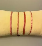 Vævet Armbånd Smalt - Pink, MT40, pack 5, rosa, pink, fransk, leju, hollandsk, håndvævet, venskabsarmbånd, veninde, ven, holdbare, sporty, smukke, vævede, armbånd, smalt, regulerbart, til, piger, damer, kvinder, drenge, mænd, særligt, flot, sporty, cool, moderne, gave, gaveide, konfirmand, konfirmation, biti, ribe, design,